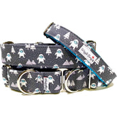 Get Ready to Party Dog Collar by Big Paw Shop featuring a whimsical design on cotton fabric