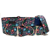 Spoiled As F*** Dog Collar by Big Paw Shop featuring a whimsical design on cotton fabric