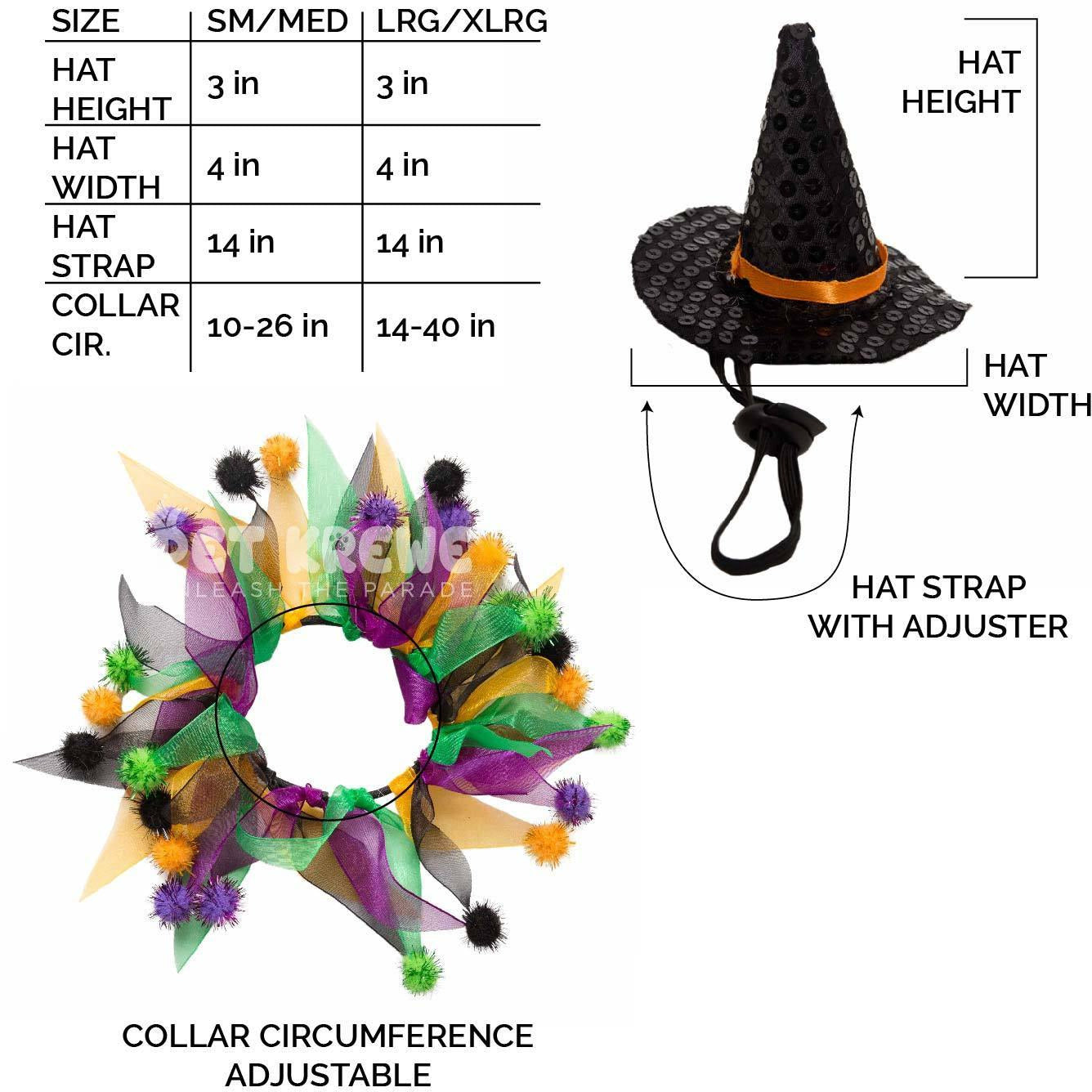 Halloween Hat & Collar Set For Dogs - BigPawShop