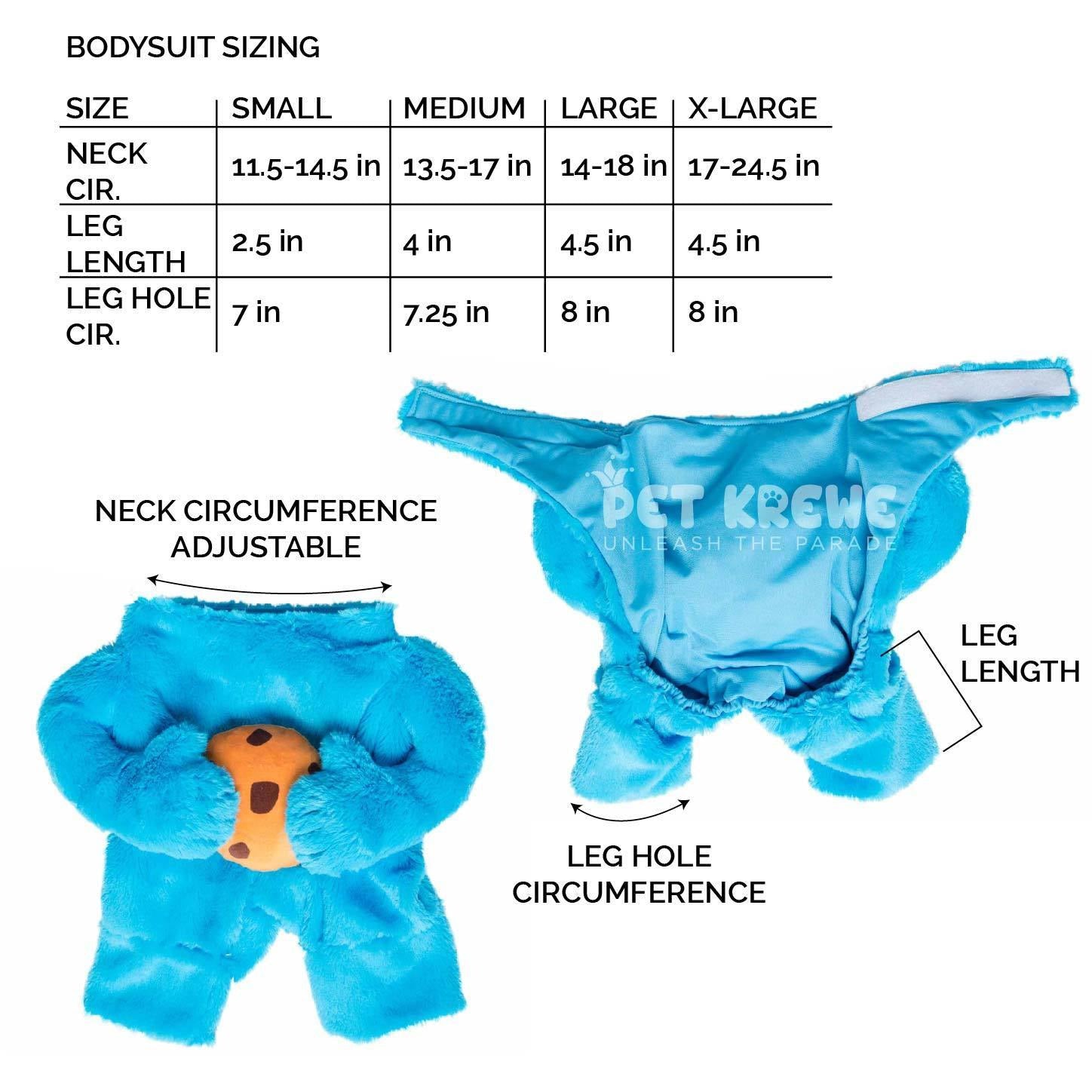 Cookie Monster Pet Costume - BigPawShop
