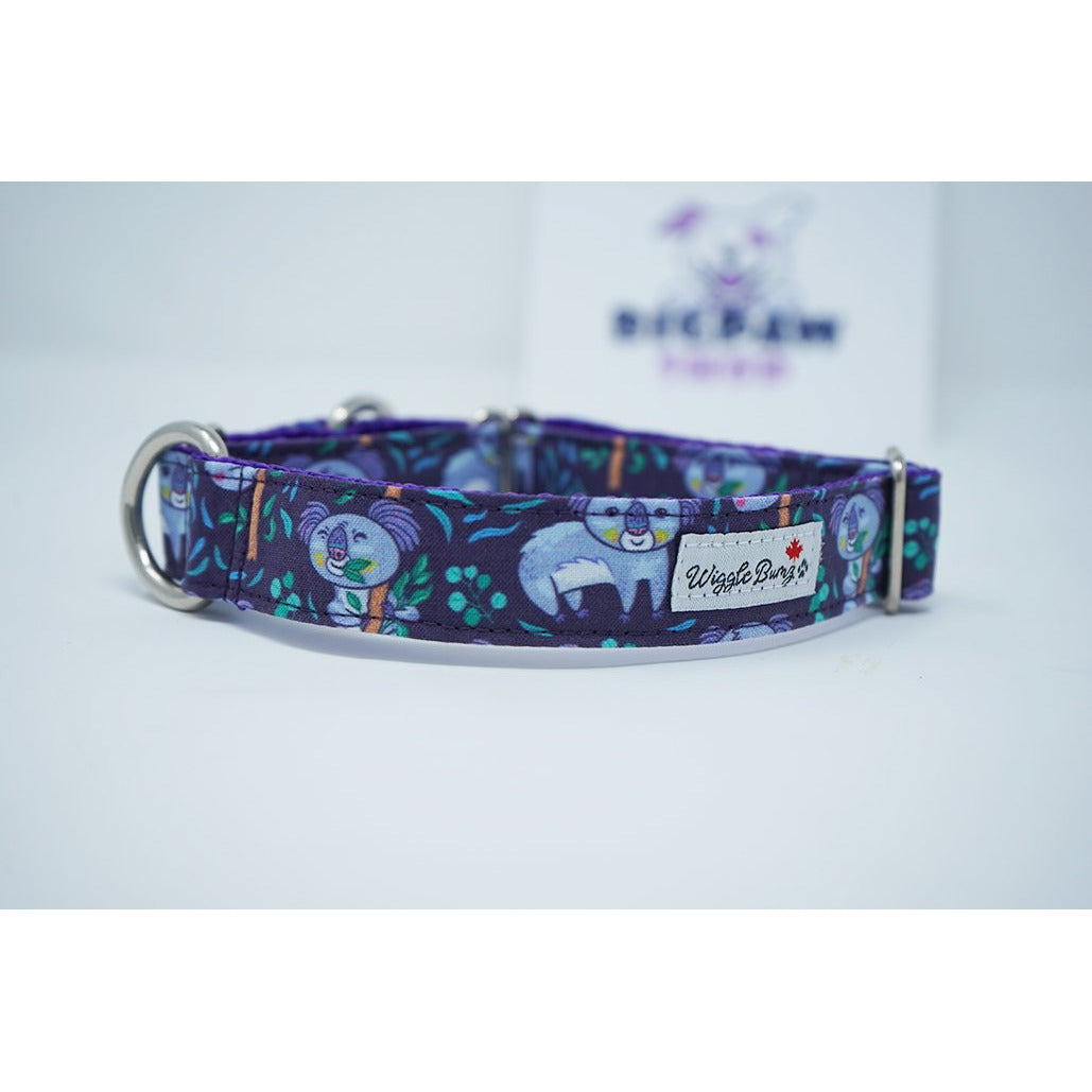 Sample Sale - The Koalafied Collar Purple W: 1", L: 12-18" Martingale - BigPawShop
