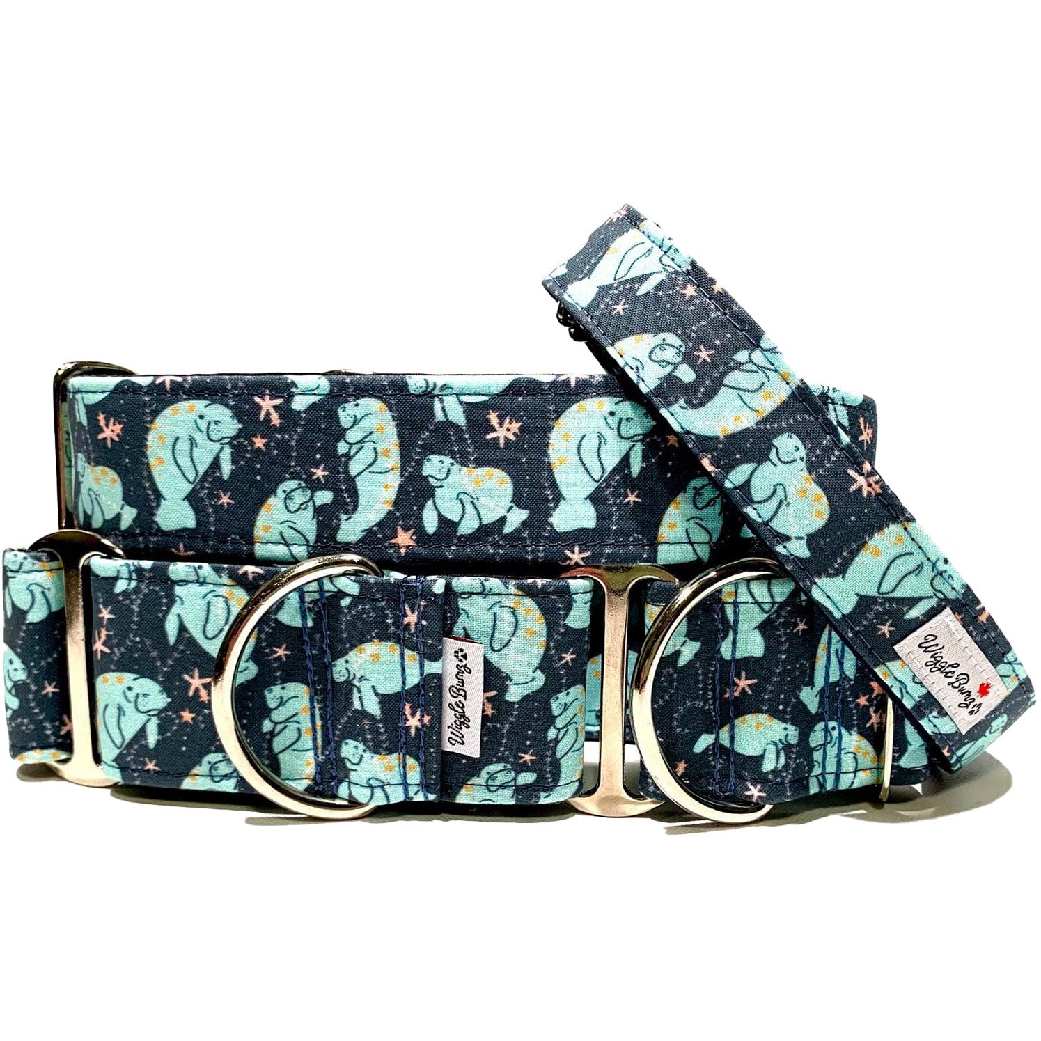 Manatees Dog Collar