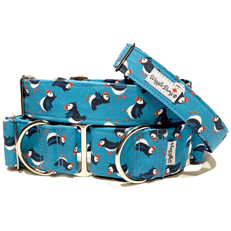 Puffin Rock Dog Collar